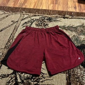 Red & Black Men’s Small Basketball Shorts